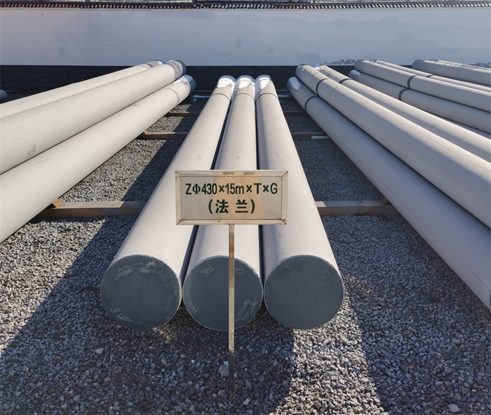 禹州430×15米×T×G砼电力电杆